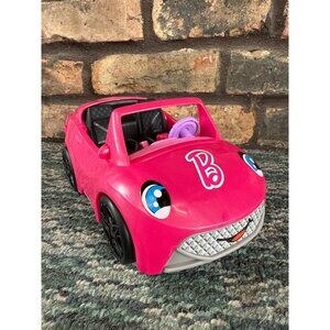 Fisher Price Little People Barbie Convertible Pink Car